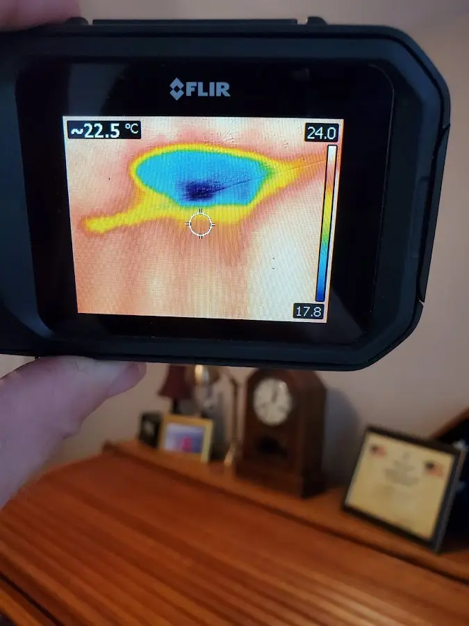 Thermal imaging inspection for water damage in Marrero