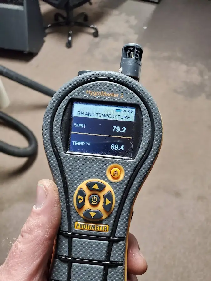 Moisture meter humidity assessment for Fire & Smoke Damage Restoration in Marrero